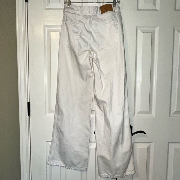 Urban Outfitters BDG High Waisted Puddle Jeans White Size 27/32 - Picture 2 of 10